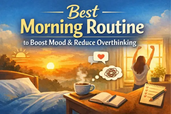 Best morning routine to boost mood and reduce overthinking